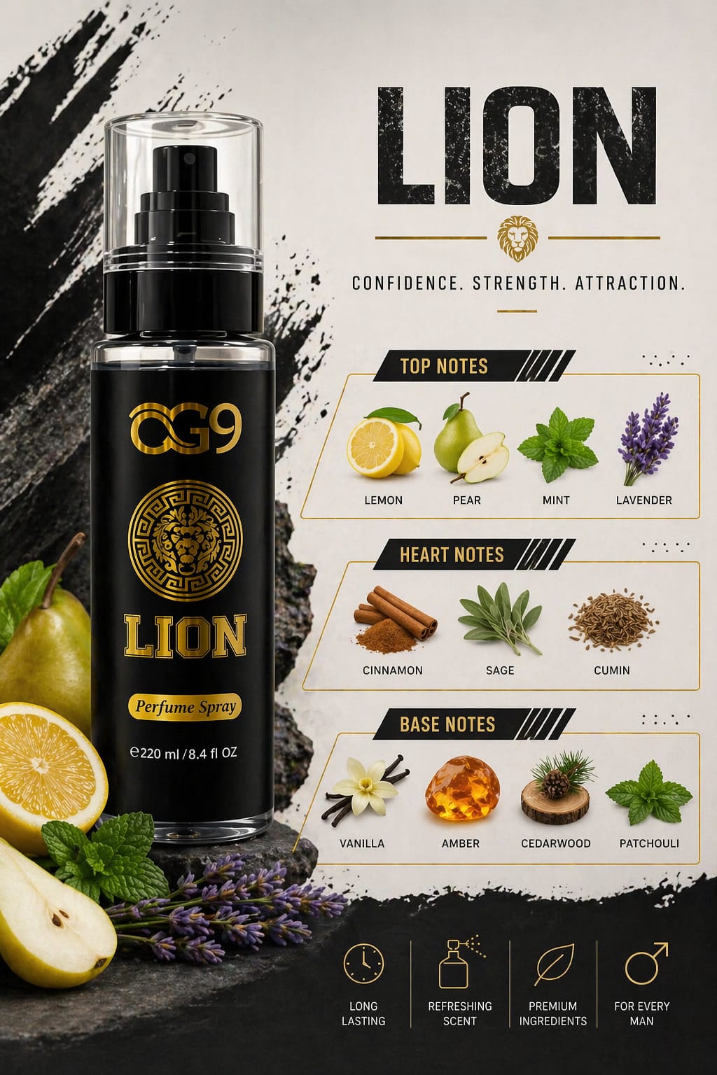 LION BODY SPLASH